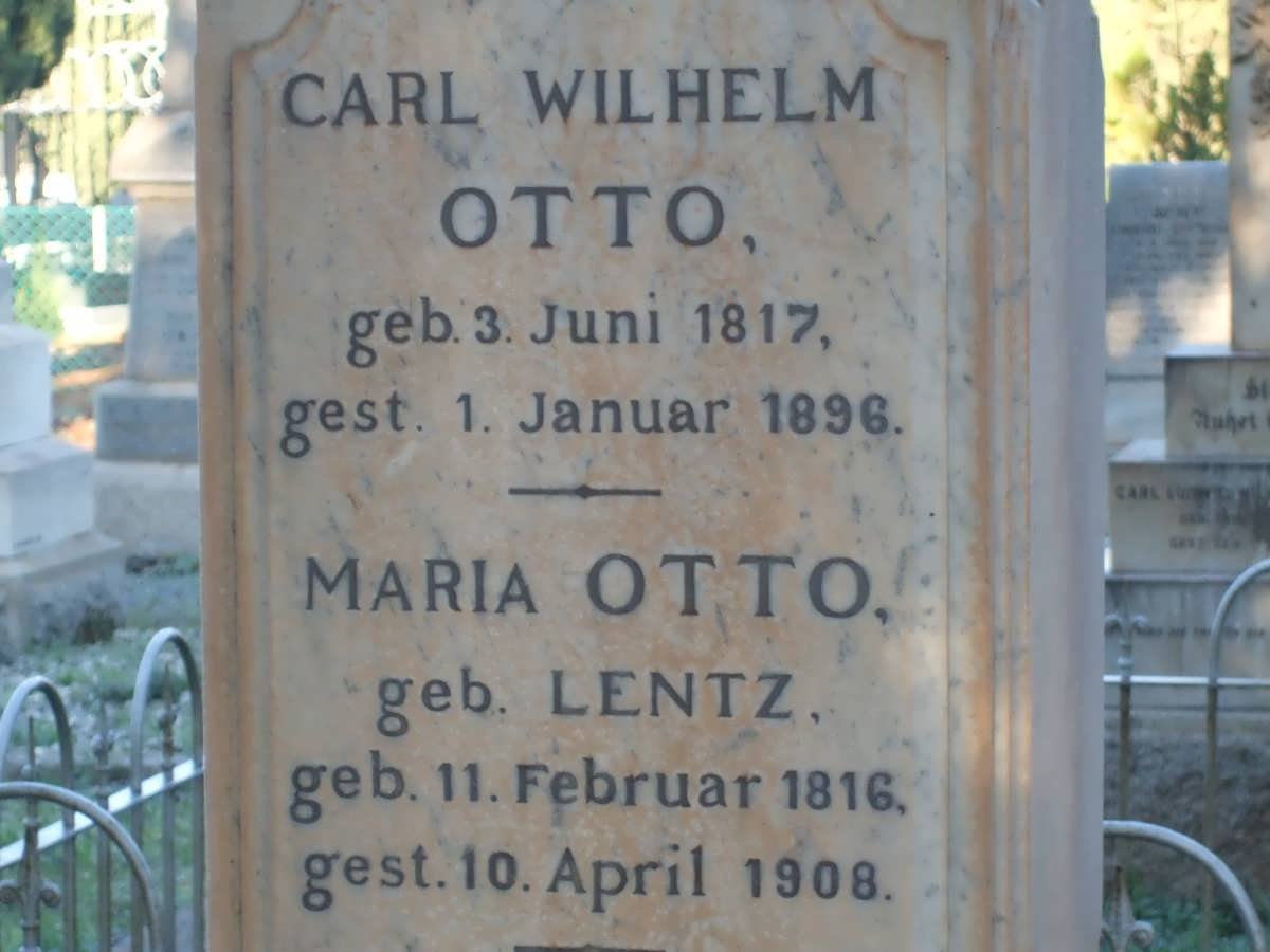 OTTO Carl Wilhelm 1817-1896 &amp; Maria LENTZ 1816-1908