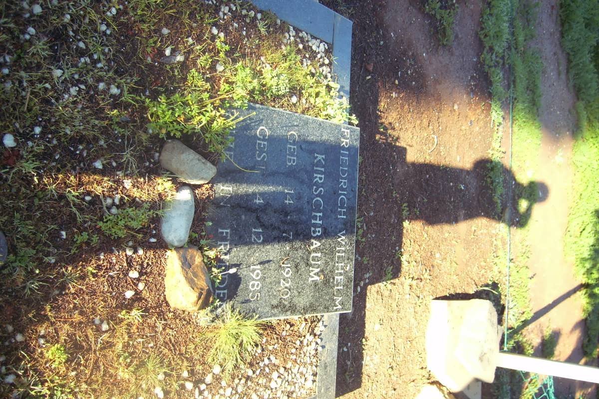KIRSCHBAUM Friedrich Wilhelm 1920-1985