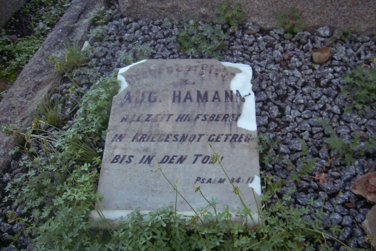 HAMANN Aug.
