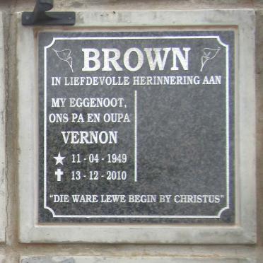 BROWN Vernon 1949-2010