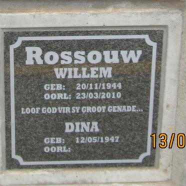 ROSSOUW Willem 1944-2010 & Dina 1947-