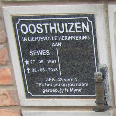 OOSTHUIZEN Sewes 1961-2018