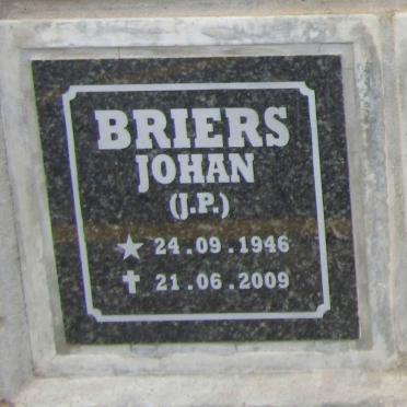 BRIERS J.P. 1946-2009