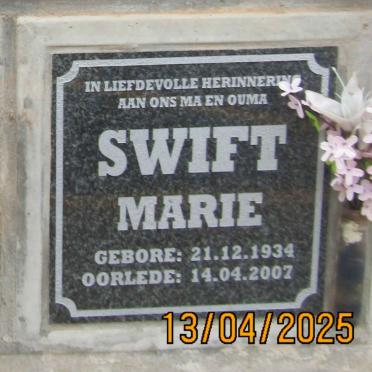 SWIFT Marie 1934-2007