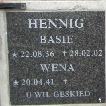 HENNING Basie 1936-2002 & Wena 1941-