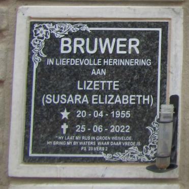 BRUWER Susara Elizabeth 1955-2022