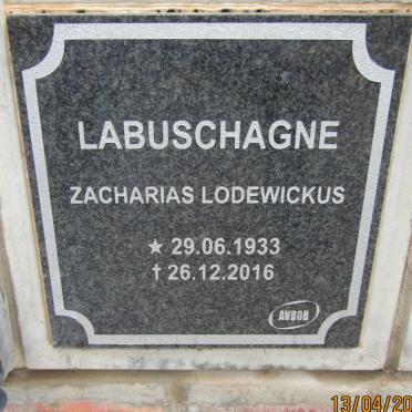 LABUSCHAGNE Zacharias Lodewickus 1933-2016