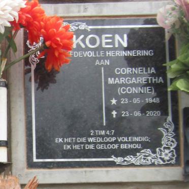 KOEN Cornelia Margaretha 1948-2020