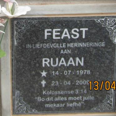 FEAST Ruaan 1978-2009