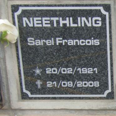 NEETHLING Sarel Francois 1921-2008