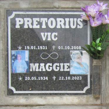 PRETORIUS Vic 1931-2008 & Maggie 1934-2023