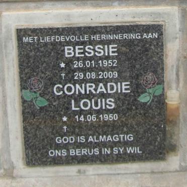 CONRADIE Louis 1950- & Bessie 1952-2009