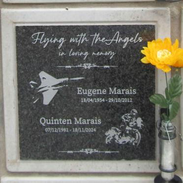 MARAIS Eugene 1954-2012 :: MARAIS Quinten 1981-2024