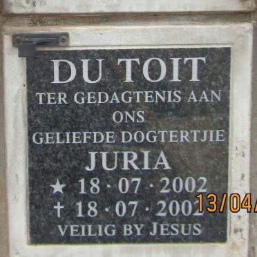 TOIT Juria, du 2002-2002