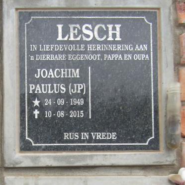LESCH Joachim Paulus 1949-2015