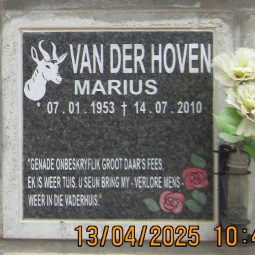 HOVEN Marius, van der 1953-2010