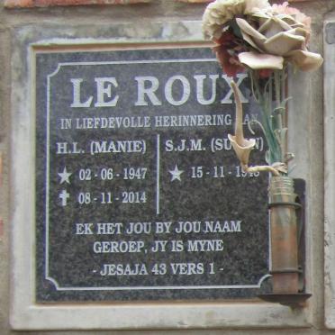 ROUX H.L., le 1947-2014 & S.J.M. 194?-