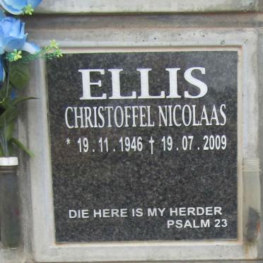 ELLIS Christoffel Nicolaas 1946-2009