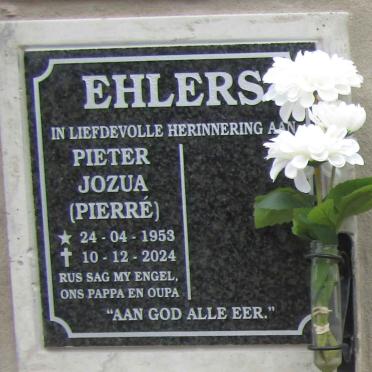 EHLERS Pieter Jozua 1953-2024