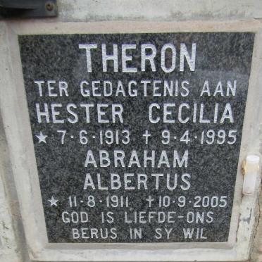 THERON Abraham Albertus 1911-2005 & Hester Cecilia 1913-1995