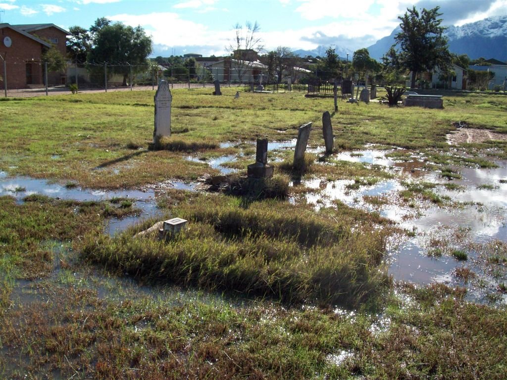 4. View of graves in the winter season