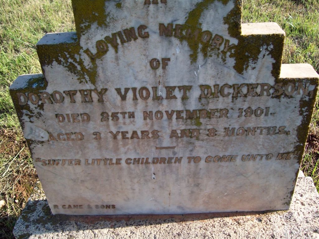 DICKERSON Dorothy Violet -1901