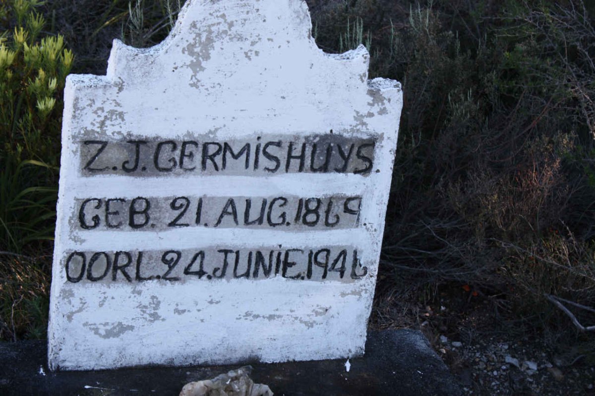 GERMISHUYS Z.J. 1869-1946