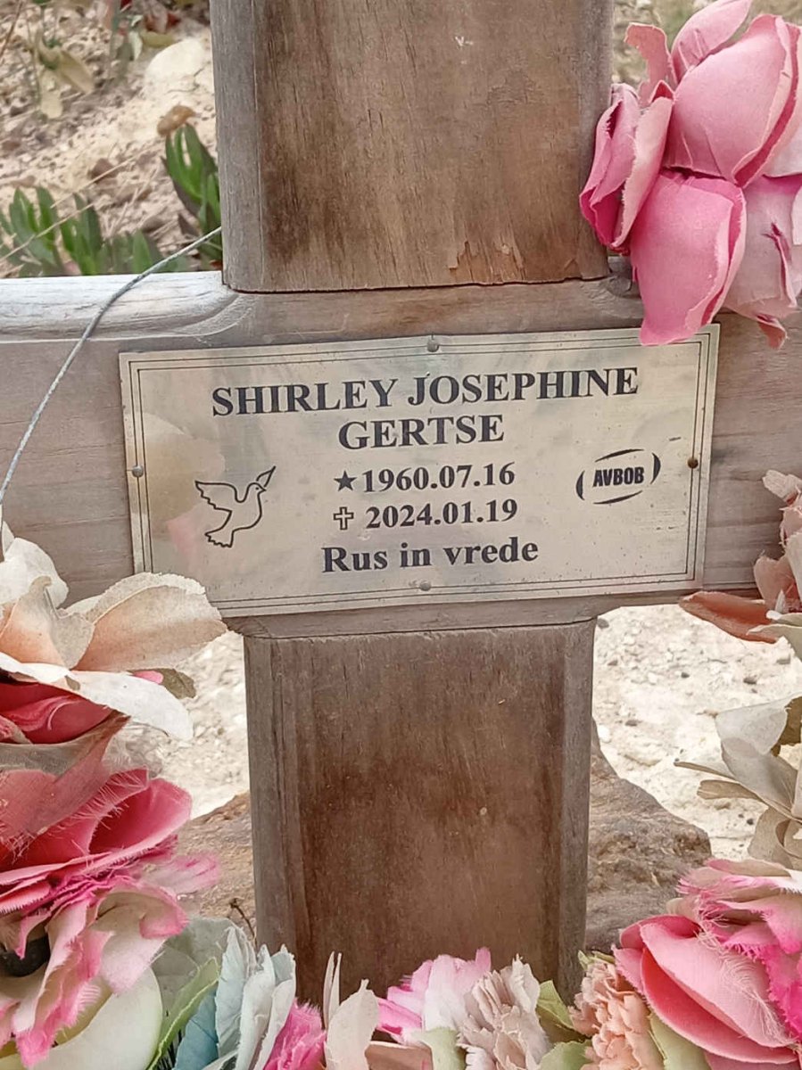 GERTSE Shirley Josephine 1960-2024