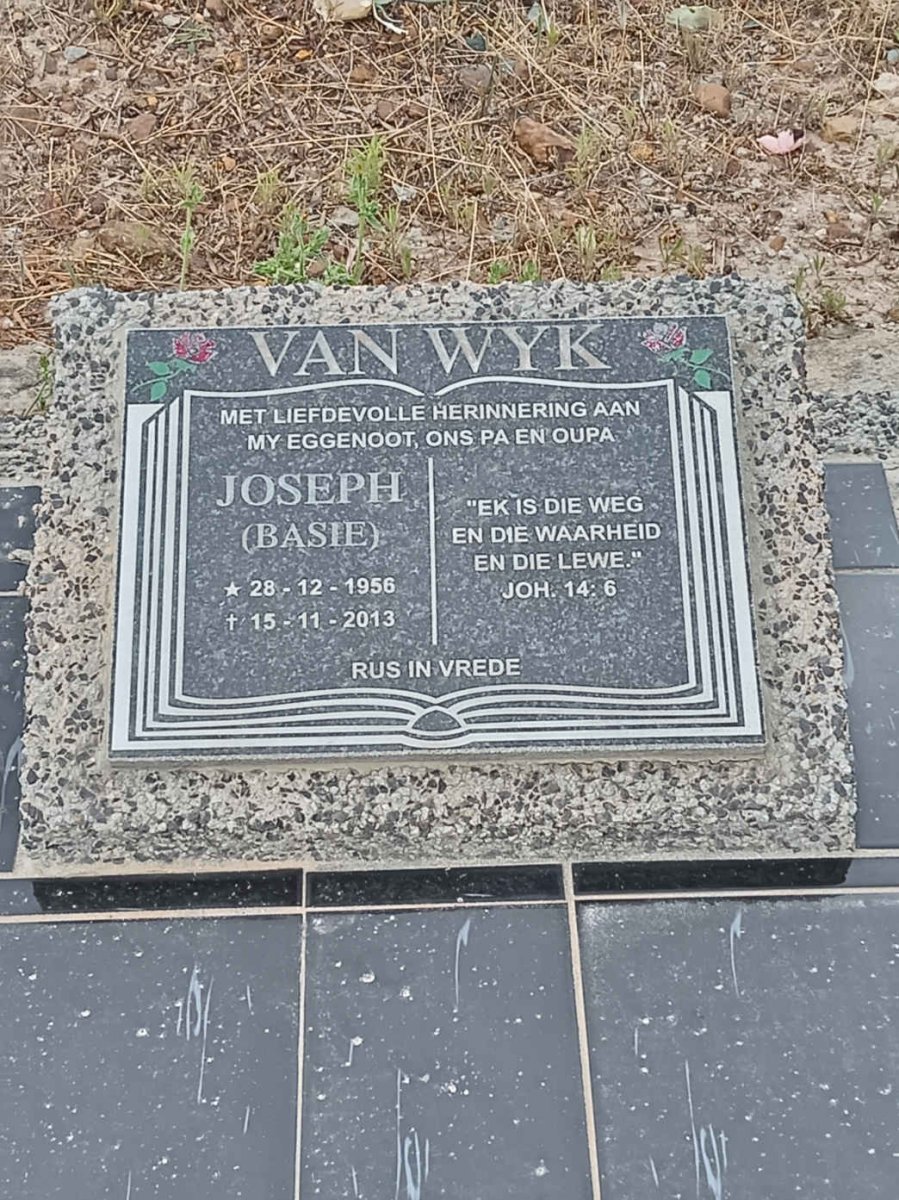 WYK Joseph, van 1956-2013