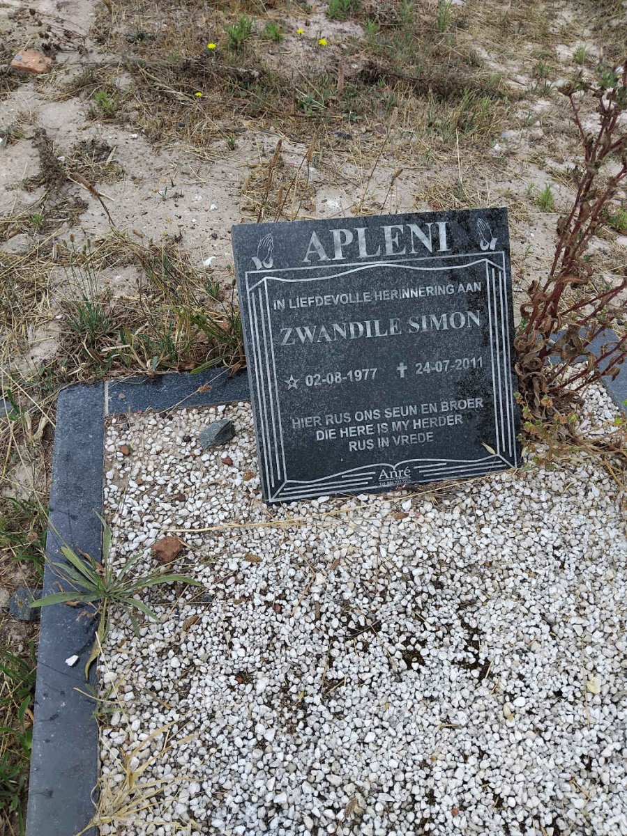 APLENI Zwandile Simon 1977-2011