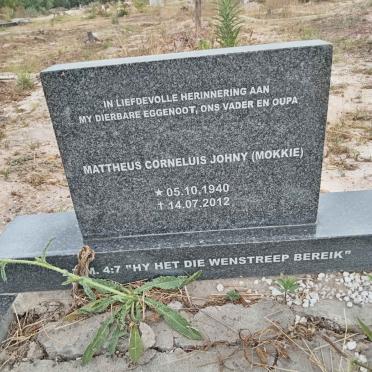JOHNY Mattheus Cornelius 1940-2012