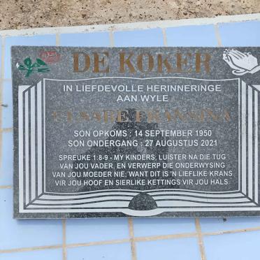 KOKER Elsabe Fransina, de 1950-2021 