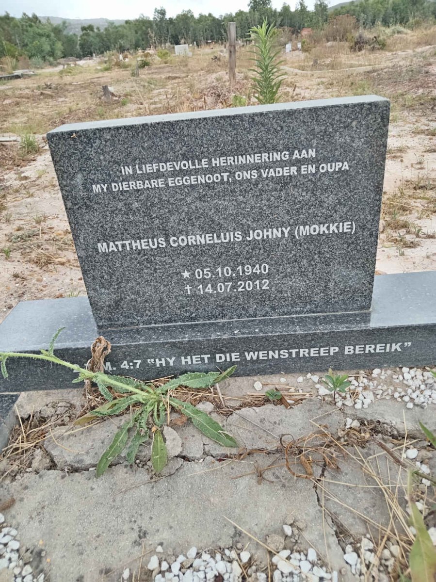 JOHNY Mattheus Cornelius 1940-2012