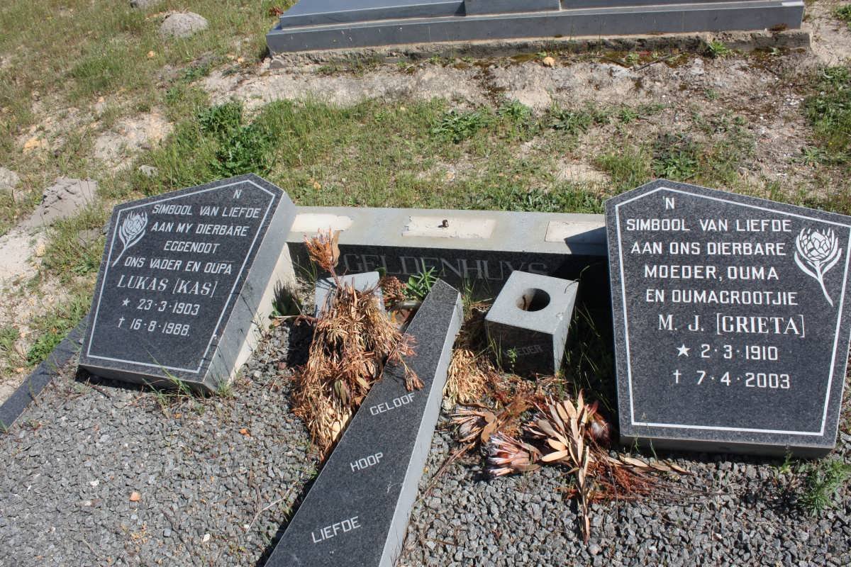 GELDENHUYS Lukas 1903-1988 &amp; M.J. 1910-2003