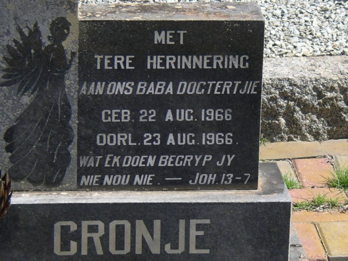 CRONJE Baby 1966-1966