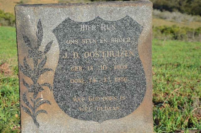 OOSTHUIZEN J.D. 1903-1956