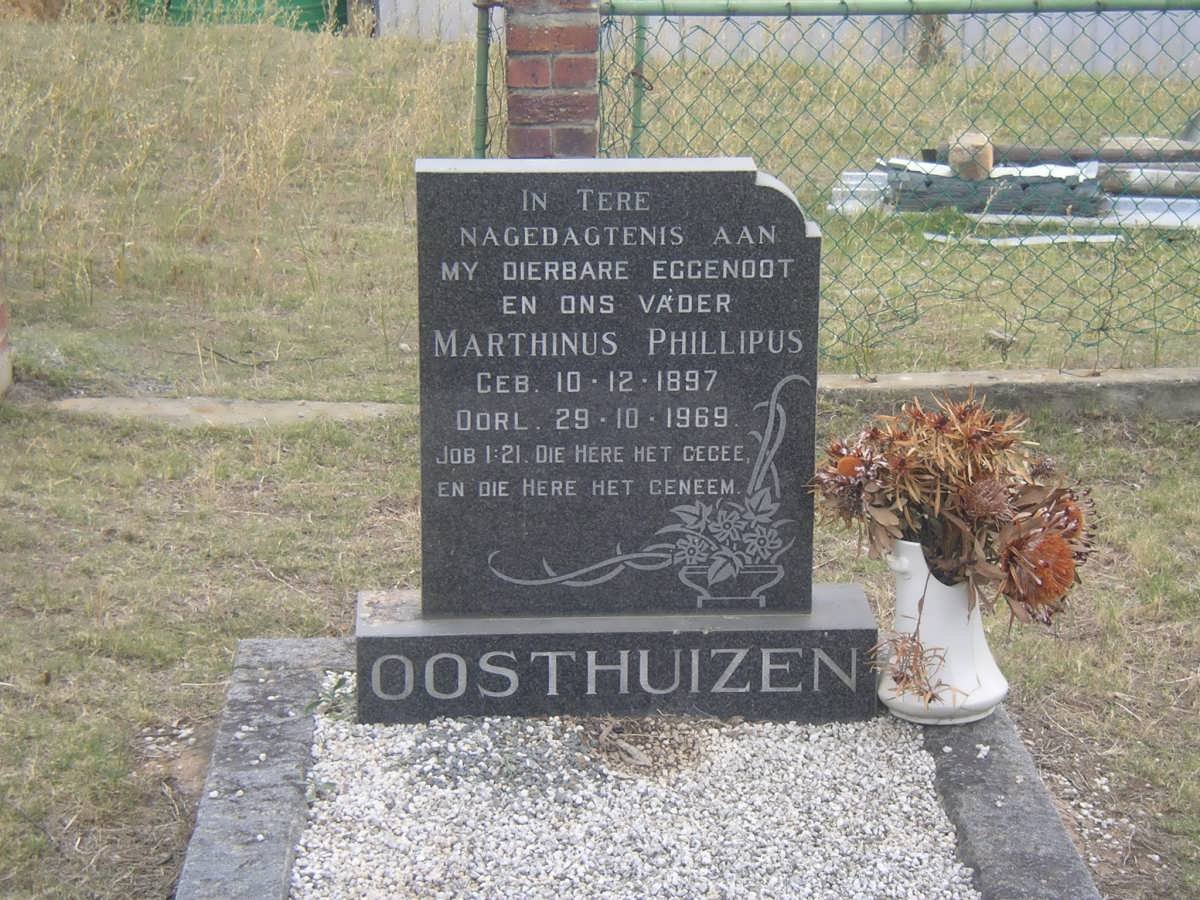 OOSTHUIZEN Marthinus Phillipus 1897-1969