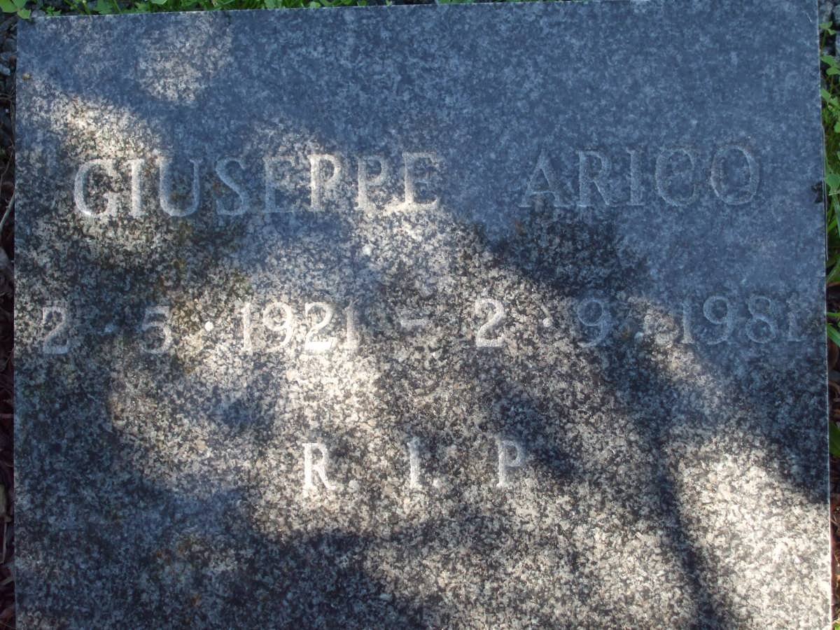 ARICO Giuseppe 1921-1981