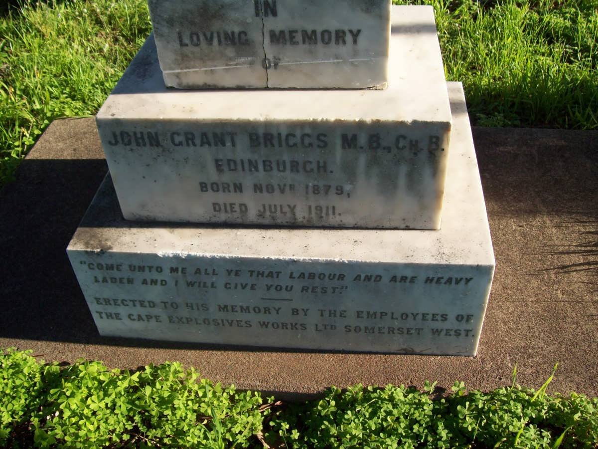 BRIGGS John Grant 1879-1911