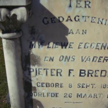 BREDELL Pieter F. 1861-1921