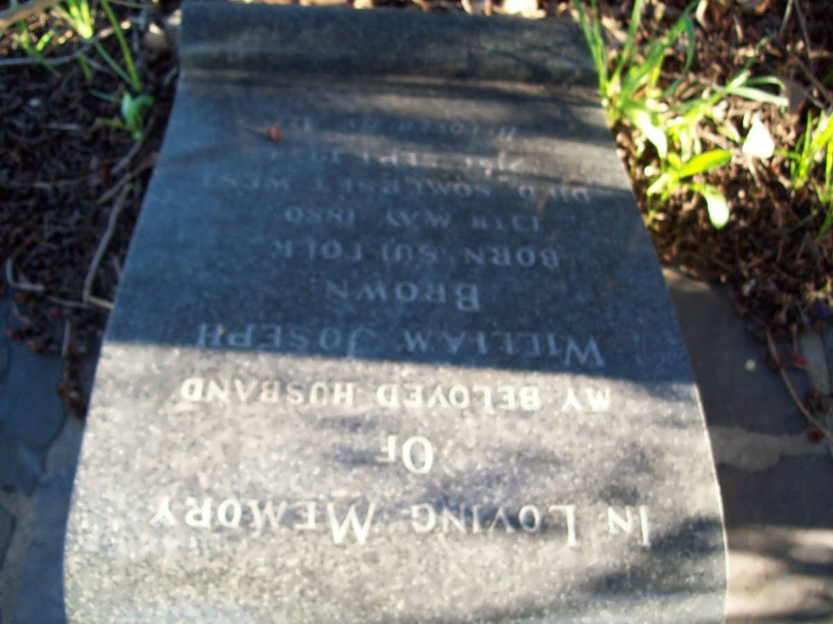 BROWN William Joseph 1880-19??
