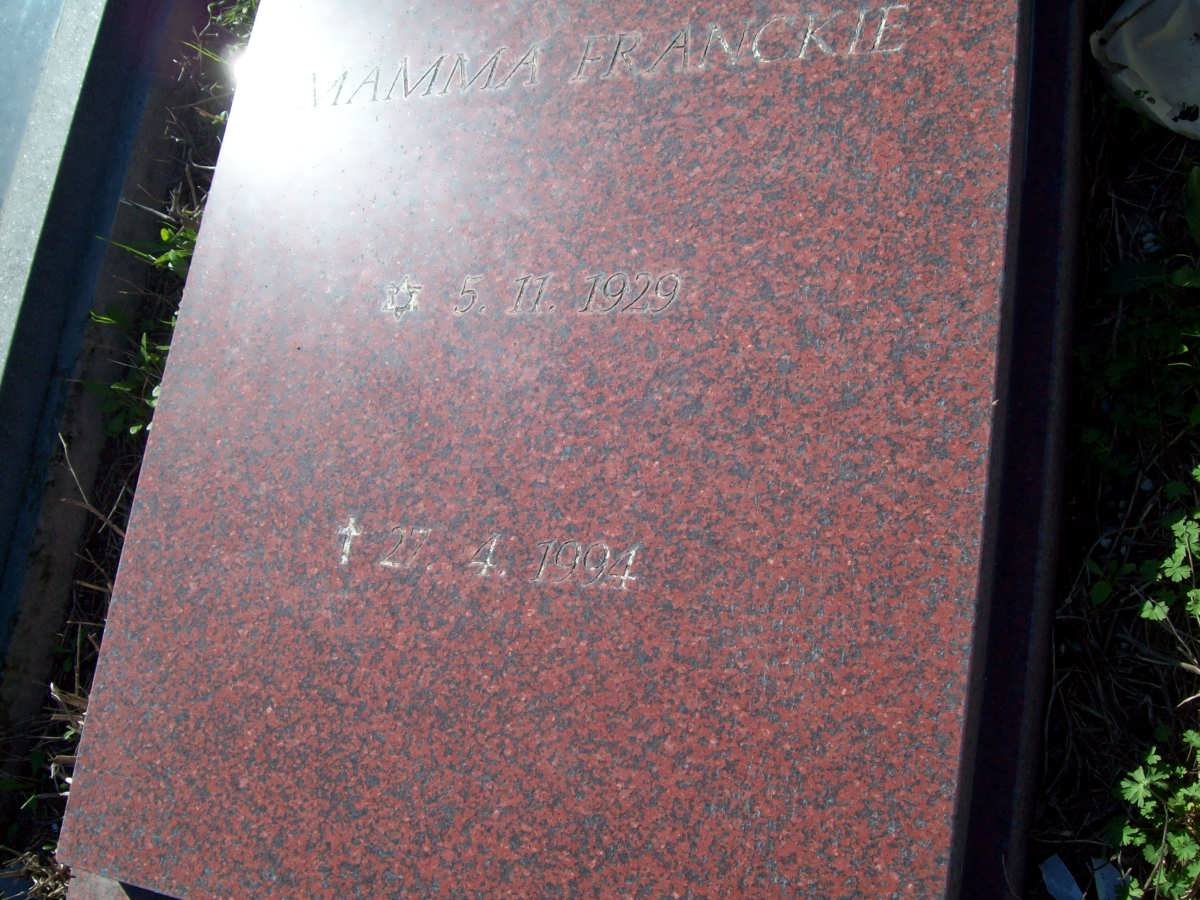 BREUNISSEN Franckie 1929-1994
