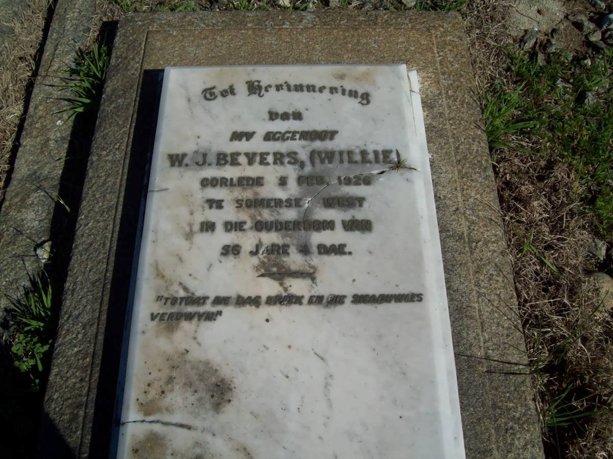 BEYERS W.J. -1926