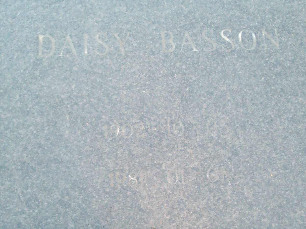 BASSON Daisy 1902-1981