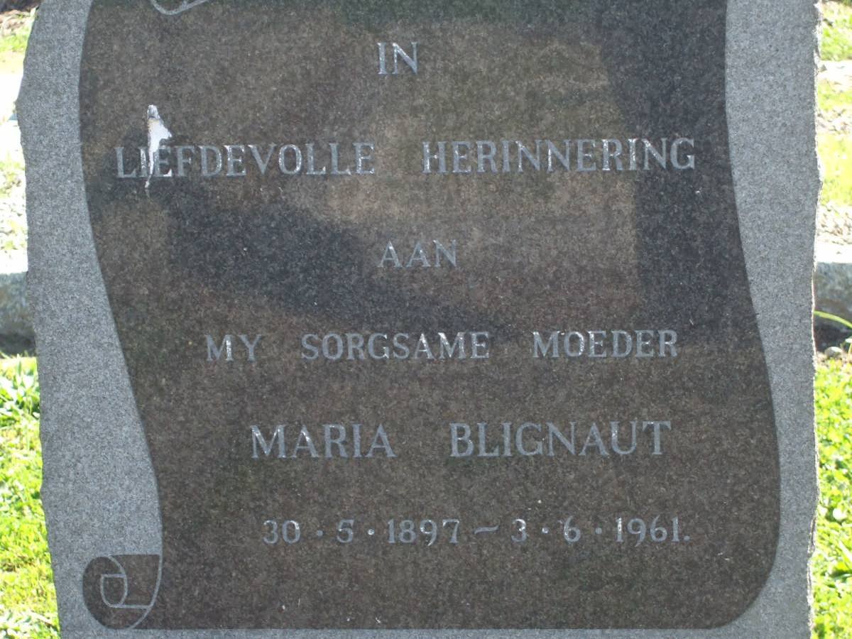 BLIGNAUT Maria 1897-1961