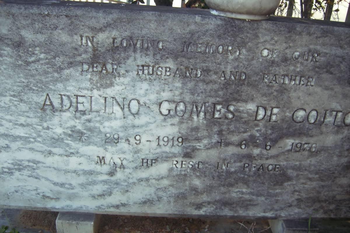 COITO Adelino Gomes, de 1919-1971