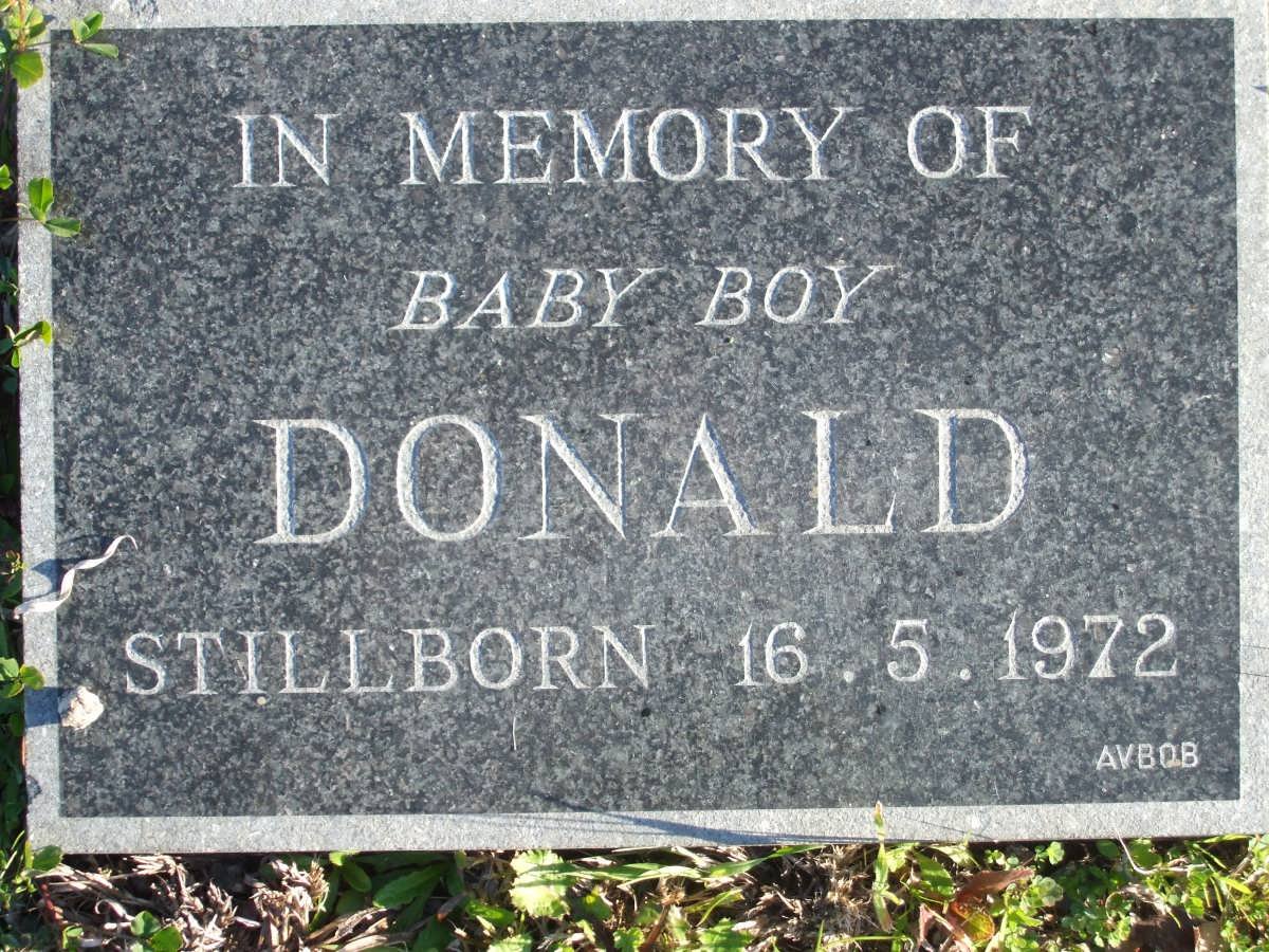 DONALD Baby 1972-1972