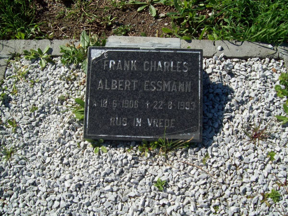 ESSMAN Frank Charles Albert 1906-1993