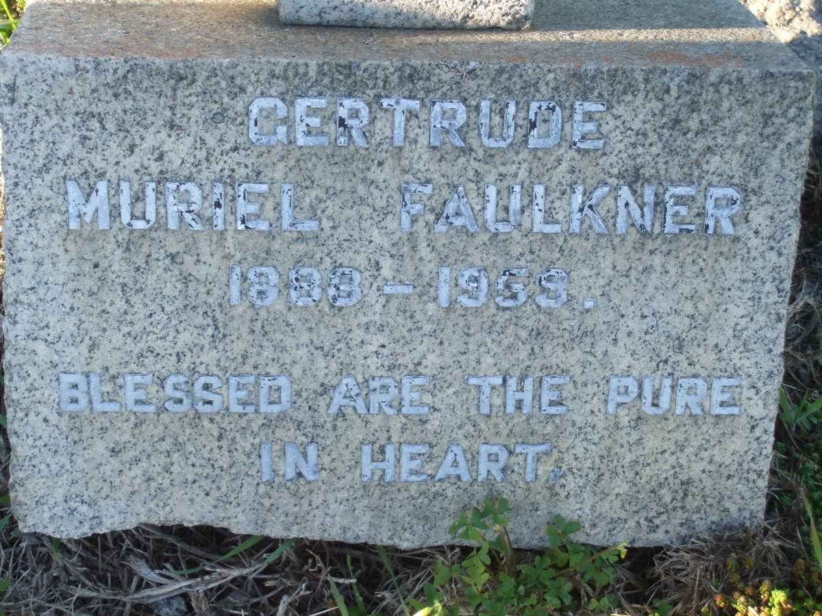 FAULKNER Gertrude Muriel 1888-1959