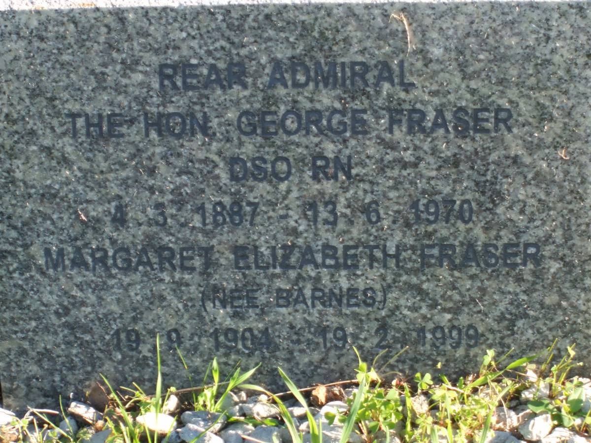 FRASER George 1887-1970 &amp; Margaret Elizabeth BARNES 1904-1999
